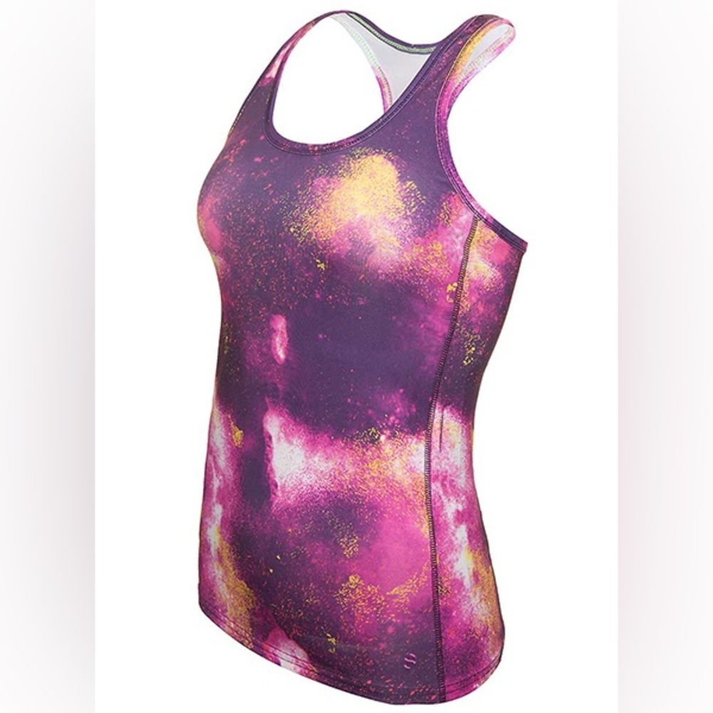 Abstract Workout Tank Top Size Medium - Picture 3 of 6